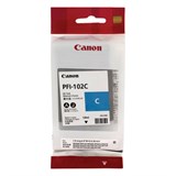 Картридж струйный CANON (PFI-102C) iPF500/510/F600/605/610/650/655/700/710/720, голубой, оригинальный, 130 мл, 0896B001 361550