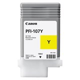 Картридж струйный CANON (PFI-107Y) iPF680/685/780/785, желтый, оригинальный, 130 мл, 6708B001 361557