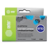 Картридж струйный CACTUS (CS-EPT0732) для EPSON Stylus С79/СХ3900/4900/5900/7300, голубой 361936
