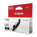 Картридж струйный CANON (CLI-471BK) PIXMA MG5740/MG6840/MG7740, черный, оригинальный, ресурс 1105 стр., 0400C001 362261