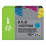 Картридж струйный CACTUS (CS-C6657) для HP Deskjet 5150/5550/5600/5850, цветной 362817