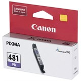 Картридж струйный CANON (CLI-481PB) для PIXMA TS8140/TS8240/TS9140, фото синий, ресурс 1660 страниц, оригинальный, 2102C001 363292