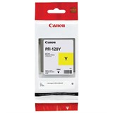 Картридж струйный CANON (PFI-120Y) для imagePROGRAF TM-200/205/300/305, желтый, 130 мл, оригинальный, 2888C001 363496