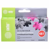 Картридж струйный CACTUS (CS-CLI481XXLM) для Canon Pixma TR7540/TR8540/TS6140, пурпурный 364174