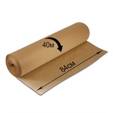 Крафт-бумага в рулоне, 840 мм x 40 м, плотность 78 г/м2, Марка А (Коммунар), BRAUBERG, 440146 440146