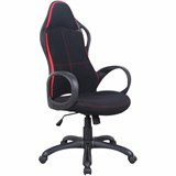 Кресло офисное BRABIX PREMIUM "Force EX-516", ткань, черное/вставки красные, 531571 531571