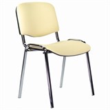 Стул STAFF Iso Lite CF-008, хром, кожзам бежевый (Z-21), 532568 532568