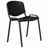 Стул STAFF "Iso Plast CF-009", черный каркас, пластик черный, 532569 532569