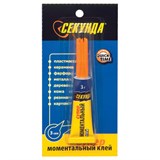 Клей моментальный СЕКУНДА, 3 г, отрывная мультикарта, 403-103 600177