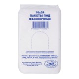Пакеты фасовочные КОМПЛЕКТ 1000 шт., 16x24, ПНД, 6 мкм, евроупаковка 601818
