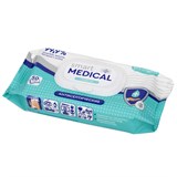 Антисептические салфетки влажные 50 штук SMART MEDICAL, без спирта, крышка-клапан 630751
