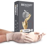 Перчатки латексные смотровые 50 пар (100 шт.), размер L (большой), BENOVY Latex Chlorinated, 21529 631361