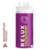 Ватные диски 80 шт., RELUX, двусторонние, 66817 117580