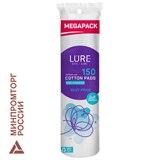 Ватные диски КОМПЛЕКТ 150 шт., LURE, двусторонние, 10796 117597