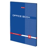 Книга канцелярская BRAUBERG "OFFICE BOOK" (Офис), 80л, А4 215*295мм, кл., глян.обл, бл. офс. 130065
