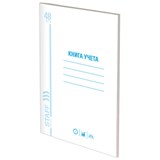 Книга учета 48 л., пустографка, обложка из мелованного картона, блок офсет, (А4 200х290 мм), STAFF, 130212 130212