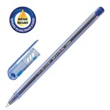 Ручка шариковая масляная PENSAN My-Pen, СИНЯЯ, корпус тонированный синий, узел 1 мм, линия письма 0,5 мм, 2210 140657
