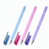 Ручка шариковая масляная BRAUBERG FRUITY Pastel, СИНЯЯ, soft-touch, узел 0,7 мм, линия письма 0,35 мм, 142958 142958