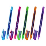 Ручка шариковая масляная BRAUBERG BOMB GT Color, СИНЯЯ, прорезиненный корпус ассорти, узел 0,7 мм, линия письма 0,35 мм, 143346 143346