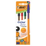 Ручки шариковые BIC "Orange Original", НАБОР 4 ЦВЕТА, узел 0,8 мм, линия 0,3 мм, пакет, 8308541 140966