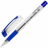 Ручка шариковая масляная с грипом BRAUBERG Time2rite, СИНЯЯ, узел 0,7 мм, линия письма 0,35 мм, 142683 142683