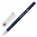 Ручка шариковая масляная BRAUBERG Oxet, СИНЯЯ, корпус синий, игольчатый узел 0,7 мм, линия письма 0,35 мм, 143002 143002