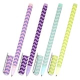 Ручка шариковая BRAUBERG SOFT TOUCH STICK "GEOMETRIC", СИНЯЯ, мягкое покрытие, корпус ассорти, узел 0,7 мм, 143701 143701