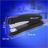 Степлер №24/6, 26/6 BRAUBERG "Standard+", до 30 листов 228608