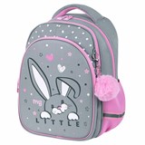 Рюкзак BRAUBERG OPTIMA, 2 отделения, с брелоком, "Curious bunny", 36х27х18 см, 272098 272098