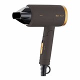Фен BQ (БИ-КЬЮ) HD1212M, 1400 Вт, 2 скорости, 2 температурных режима, ионизация, коричневый, 86189100 457551