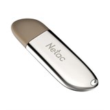 Флеш-диск 16 GB NETAC U352, USB 2.0, металлический корпус, серебристый, NT03U352N-016G-20PN 513695