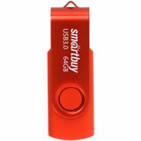 Флеш-диск 64 GB SMARTBUY Twist USB 3.0, красный, SB064GB3TWR 513913