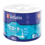 Диски CD-R VERBATIM DataLife, 700 Мб 52x Bulk (термоусадка без шпиля), КОМПЛЕКТ 50 шт., 43787 514004