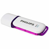 Флеш-диск 64 GB PHILIPS SNOW, разъем USB 3.0, фиолетовый, FM64FD75B/97 514085