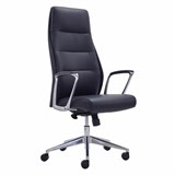 Кресло BRABIX PREMIUM ''Adept EX-752'', синхромеханизм, алюминий, экокожа, черное, 532930 532930