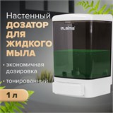 Дозатор для жидкого мыла LAIMA, НАЛИВНОЙ, 1 л, белый (тонированный), ABS-пластик, 603920 603920
