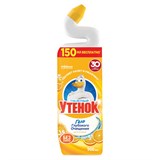 Средство для уборки туалета 900 мл ТУАЛЕТНЫЙ УТЕНОК "Цитрусовый", 696895 605507