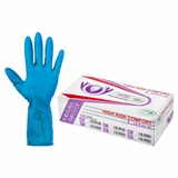 Перчатки латексные смотровые, особо прочные, SFM HIGH RISK COMFORT, 25 пар (50 штук), размер XL (очень большой) 631395