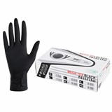 Перчатки нитриловые сверхпрочные с текстурой SFM MEGA TEX BLACK 25 пар (50 штук), XL (очень большой) 631403 Перчатки нитриловые сверхпрочные с текстурой SFM MEGA TEX BLACK 25 пар (50 штук), XL (очень большой) 631403