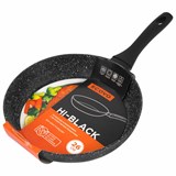 Сковорода 26 см, антипригарное покрытие, soft-touch ручка, SCOVO "Hi-Black", HB-004 700965