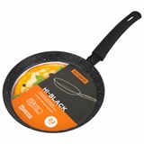 Сковорода блинная 22 см антипригарное покрытие, soft-touch ручка, SCOVO "Hi-Black", HB-039 700969