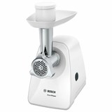 Мясорубка BOSCH MFW2500W, 1500 Вт, производительность 1,7 кг/мин, металлический шнек, пластик, белая 456933 Мясорубка BOSCH MFW2500W, 1500 Вт, производительность 1,7 кг/мин, металлический шнек, пластик, белая 456933