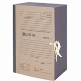 Папка архивная А4 "Форма 21", 150 мм, переплетный картон/бумвинил, завязки, до 1500 л., STAFF, 112169 112169