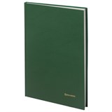 Книга учета 96 л., клетка, твердая, бумвинил, блок офсет, А4 200х290 мм, BRAUBERG, зеленая, 130222 130222