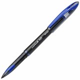 Ручка-роллер Uni-Ball "AIR Micro", СИНЯЯ, корпус черный, узел 0,5 мм, линия 0,24 мм, UBA-188-M BLUE 144115