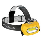 Фонарь налобный аккумуляторный КОСМОС 3 Вт СОВ, Li-pol, заряд от USB, KOC-LiPoH3WCOB 238272