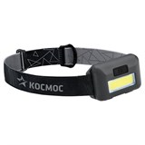 Фонарь налобный КОСМОС, 3 Вт СОВ, 3 режима, питание 3хAAА (в комплект не входят), KOC-H101-COB 238275
