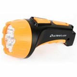 Фонарь аккумуляторный ULTRAFLASH 7хLED, 2 режима, выдвижная вилка, заряд от сети, LED3807 238283