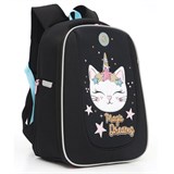 Ранец GRIZZLY анатомическая спинка, с брелоком, для девочек, MAGIC DREAMS, 36х29х18 см, RAf-492-3/3 272775