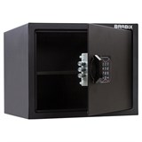 Сейф мебельный BRABIX "SF-280EL", 280х350х300 мм, электронный замок, черный, 291149, S103BR212414 291149